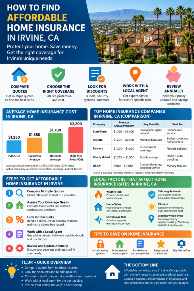 Affordable Home Insurance in Irvine, CA: 9 Ways to Save